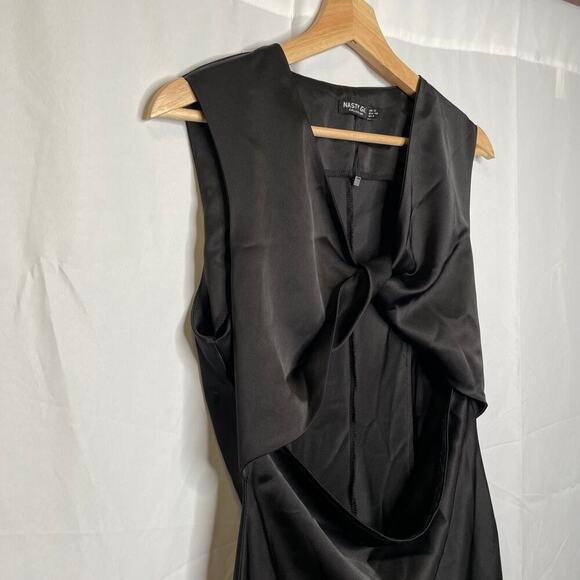 Nasty Gal Satin Dress - Picture 5 of 9